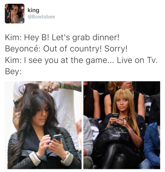she aint that stupid, bey