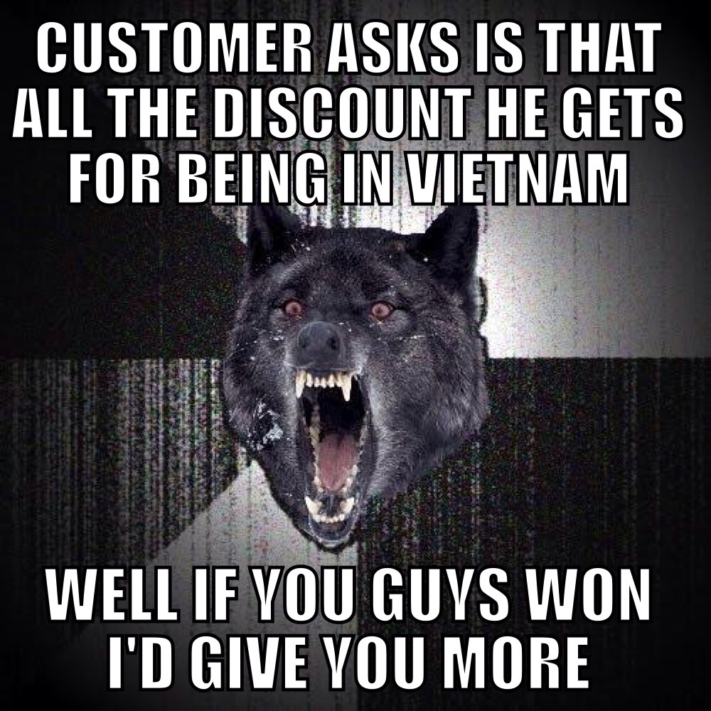 Tell corporate Charlie sent you.