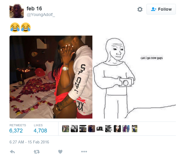 When being the third wheel goes too far.