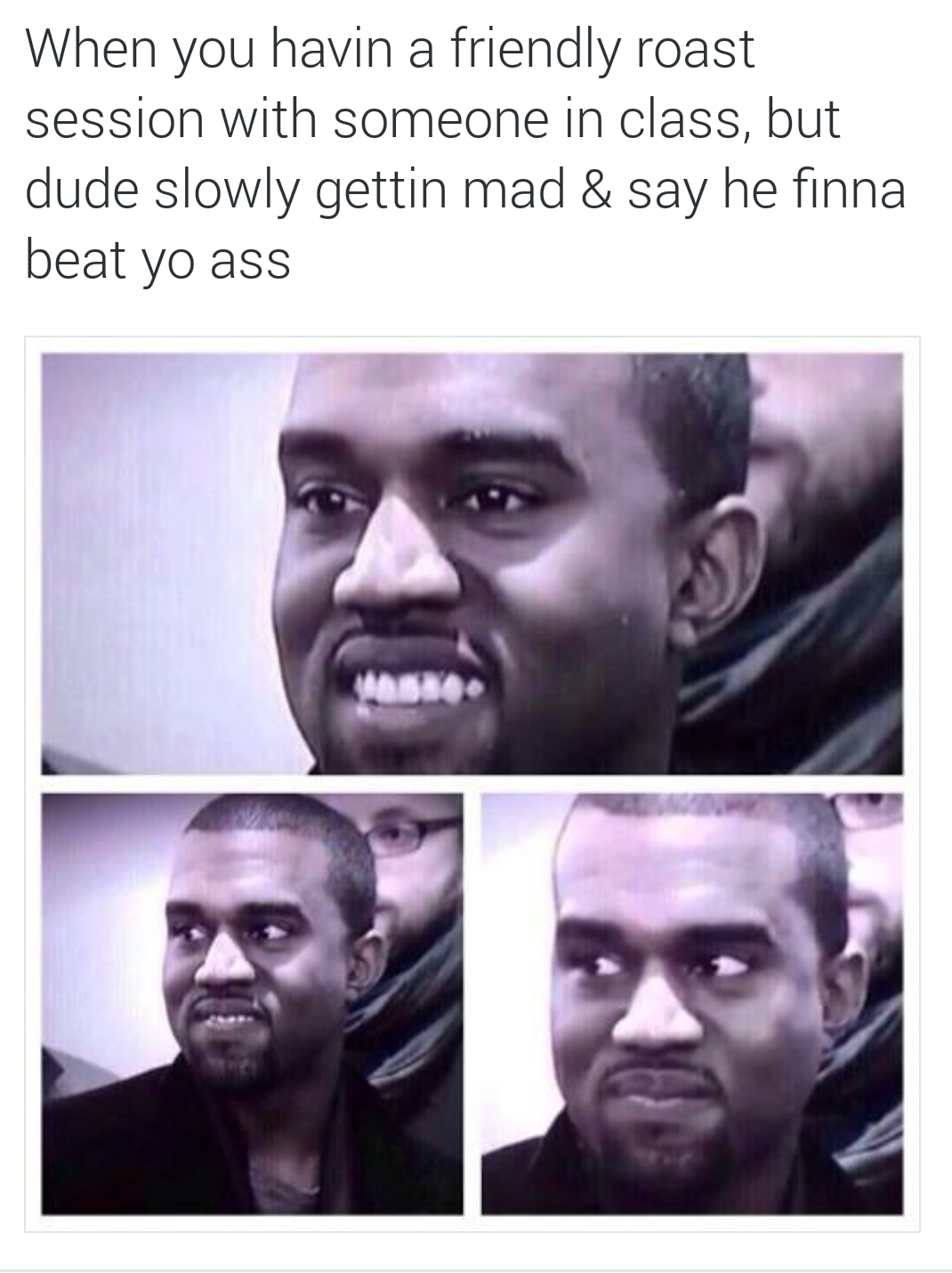 It's all jokes, bro