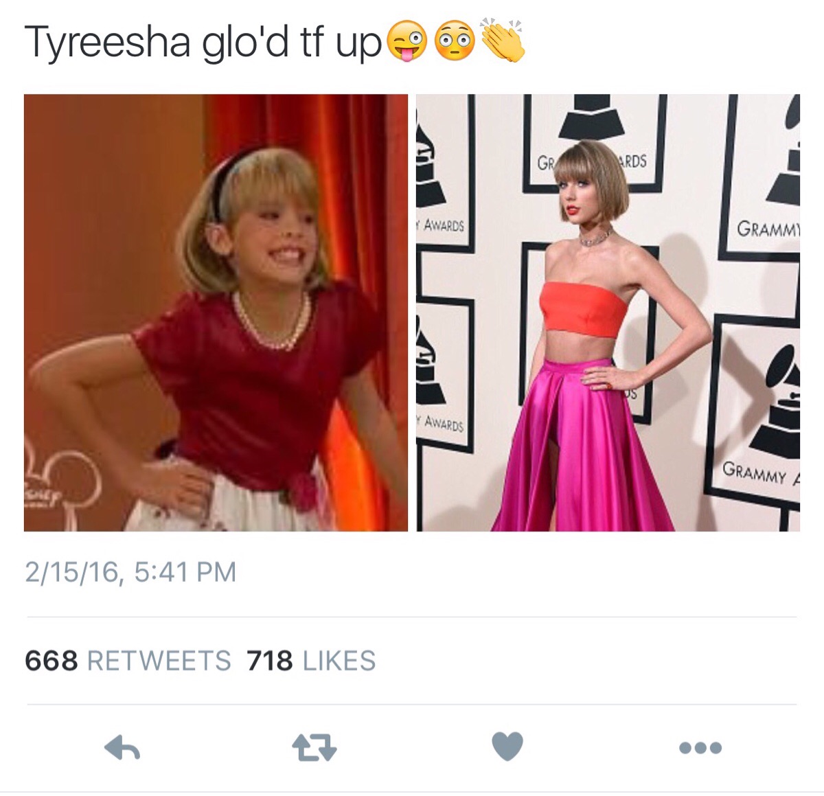 She's living the suite life.