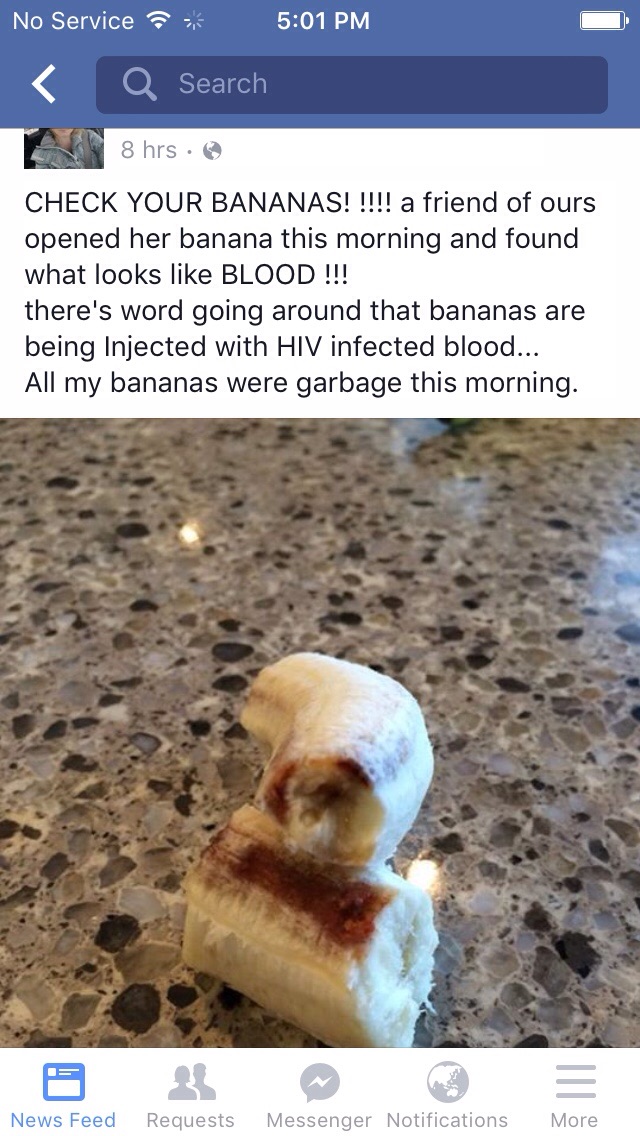 Who keeps injecting all the bananas?!