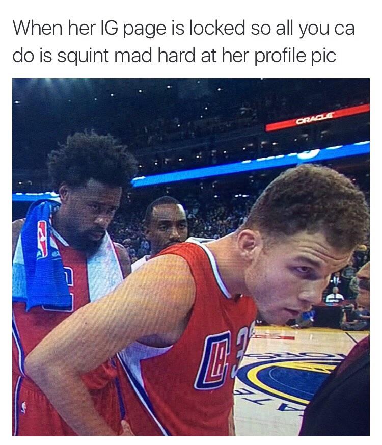 When she sets her profile to private