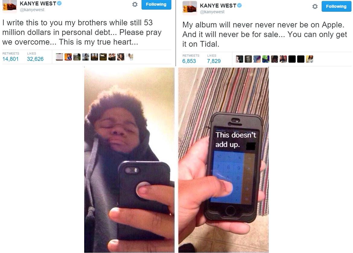 Hold up Kanye?