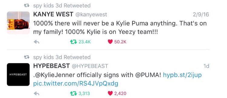 Ye taking L's from his own family