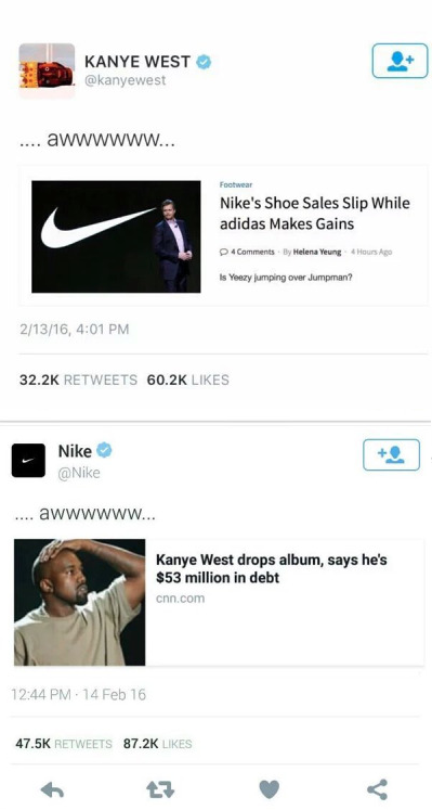 Nike getting real tired of Kanye's mess
