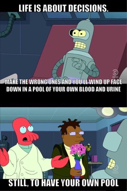 Zoidberg's eternal sense of optimism