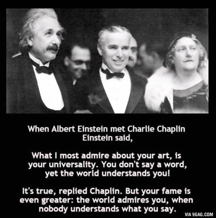 When Einstein & Charlie Chaplin Met
