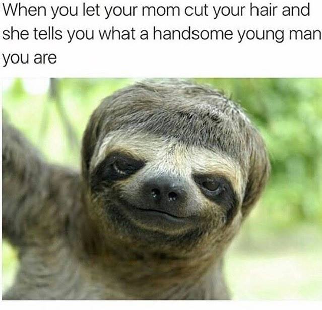 Next time I'm going to the barber shop