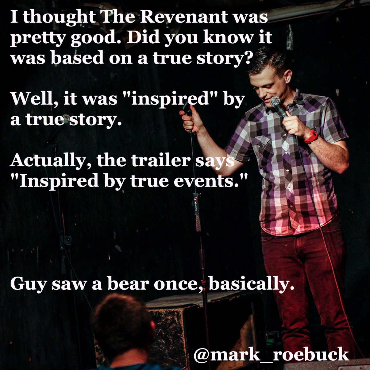 Based on a true story.