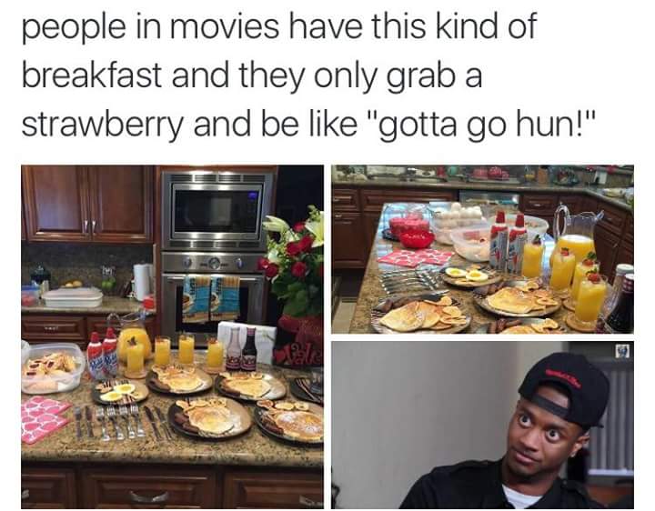 Breakfasts in movies