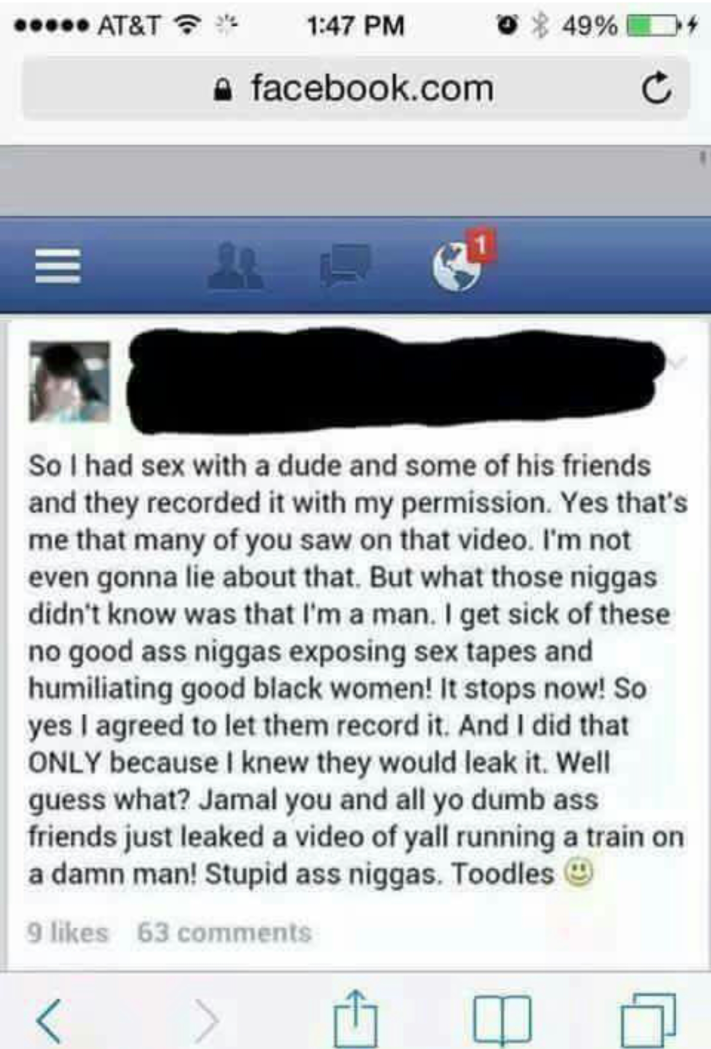 Jamal got caught up.