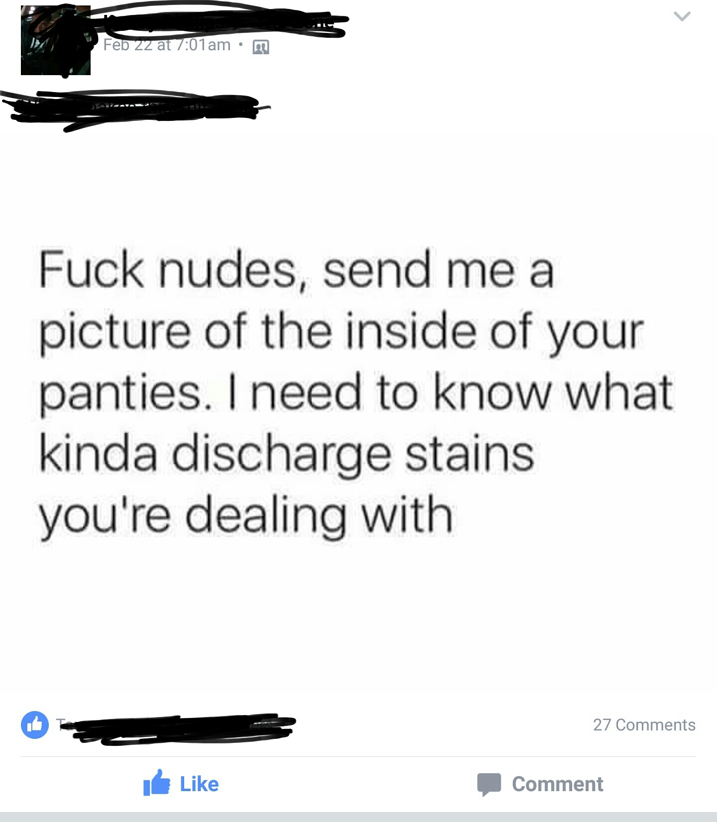 Nudes?