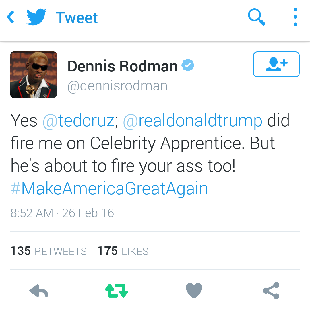 Ted Cruz, *** you...