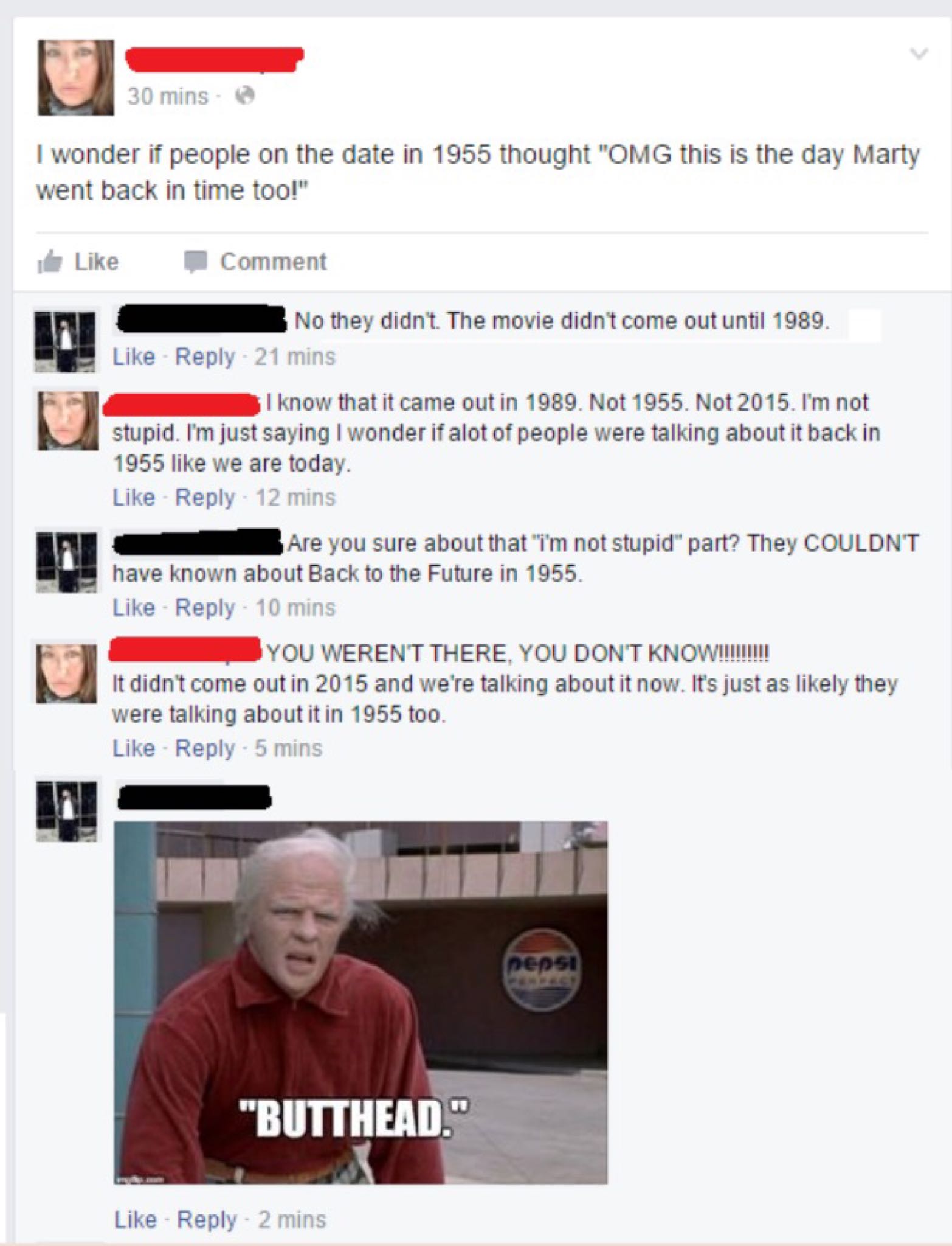 You weren't there, you don't know!!!!!