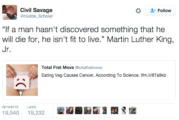 Spoken by the man himself