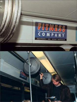 Great way to promote a gym.