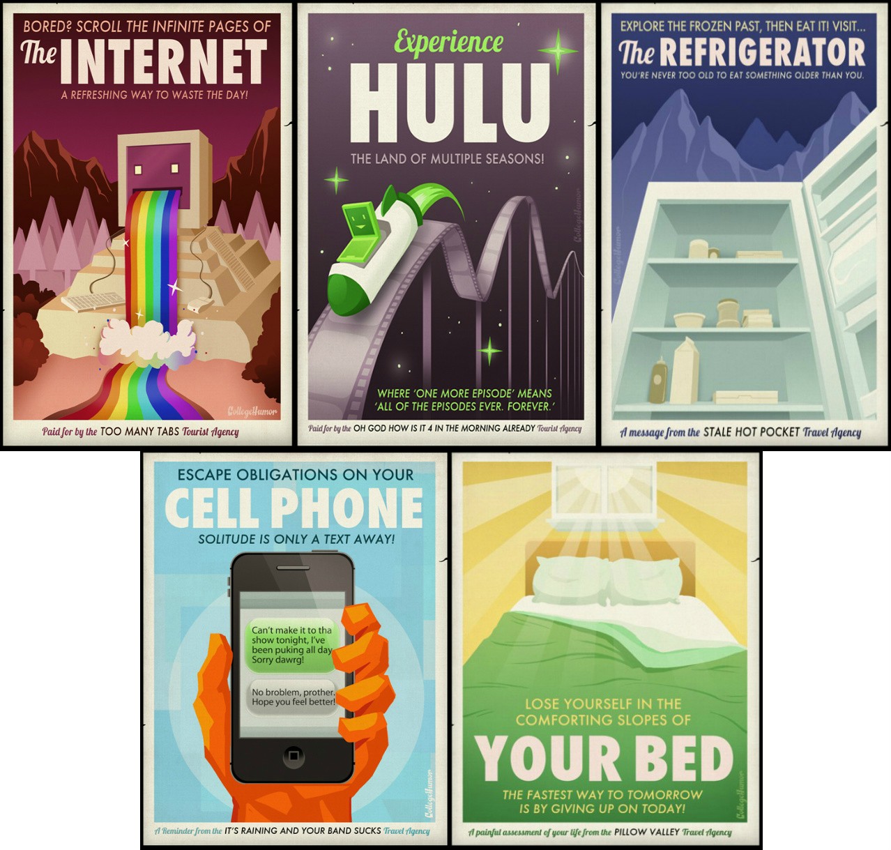 Travel posters for the lazy