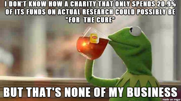 Susan G. Komen "for the Cure"