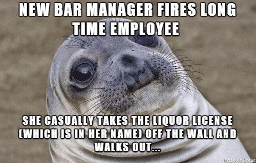 Bad way to start...