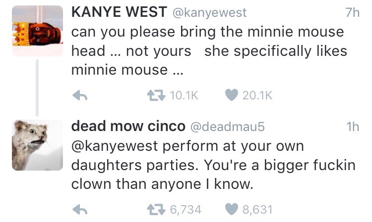 Kanye's running a circus