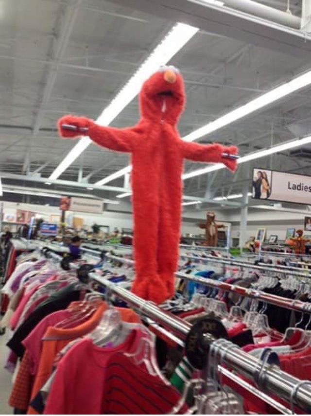 Elmo died for our sins.