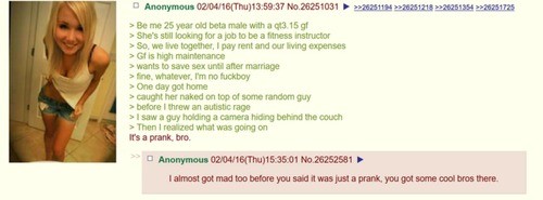 Just a prank