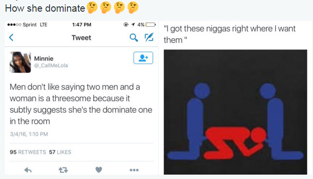 How she dominate ?