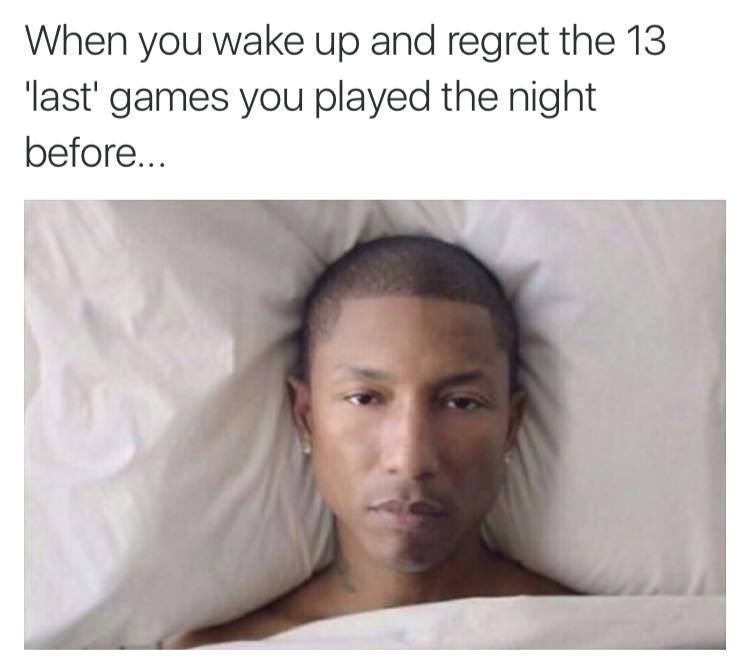 Morning regrets