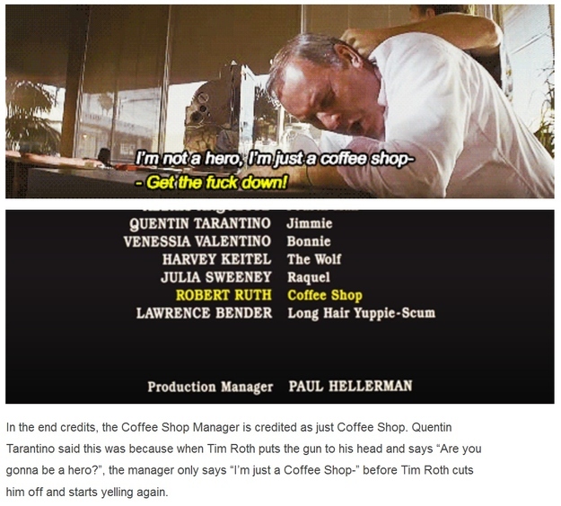 Quentin Tarantino's dad joke in Pulp Fiction