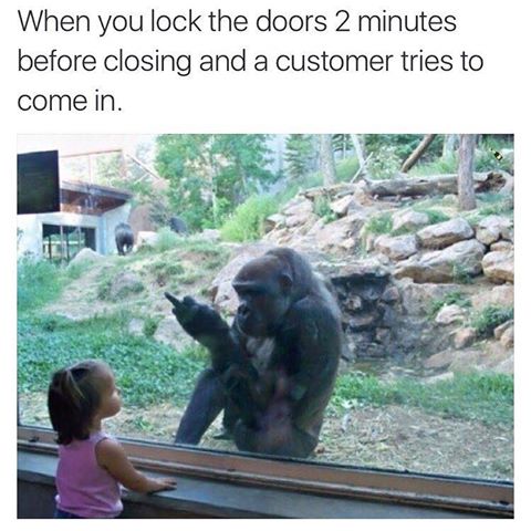 Sales assistants be like..