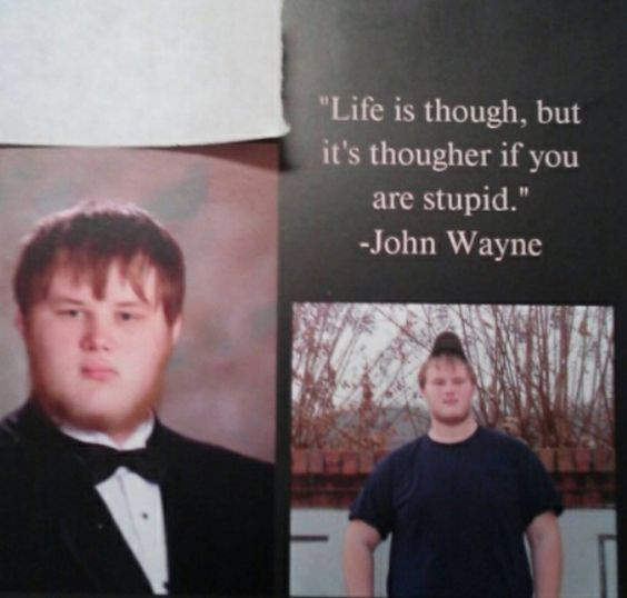 Life is though.