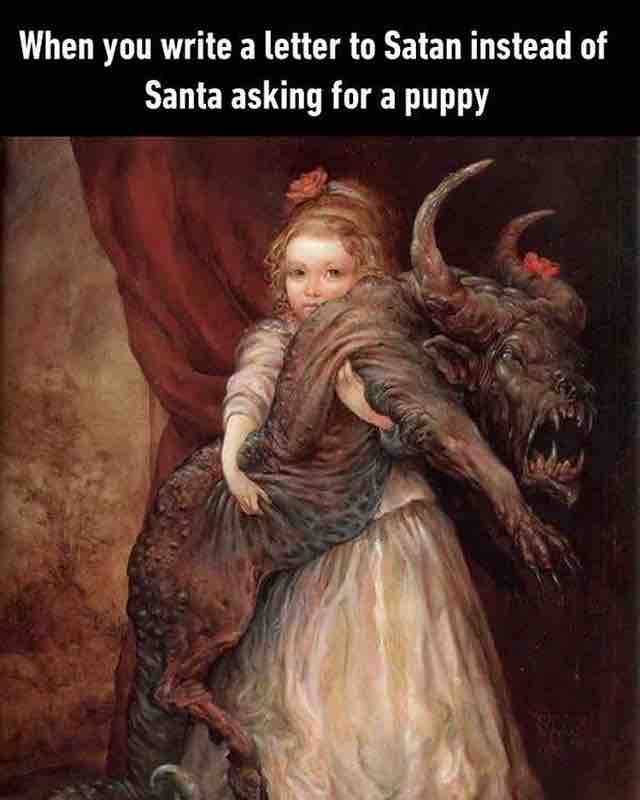 Dear Satan Claus,
