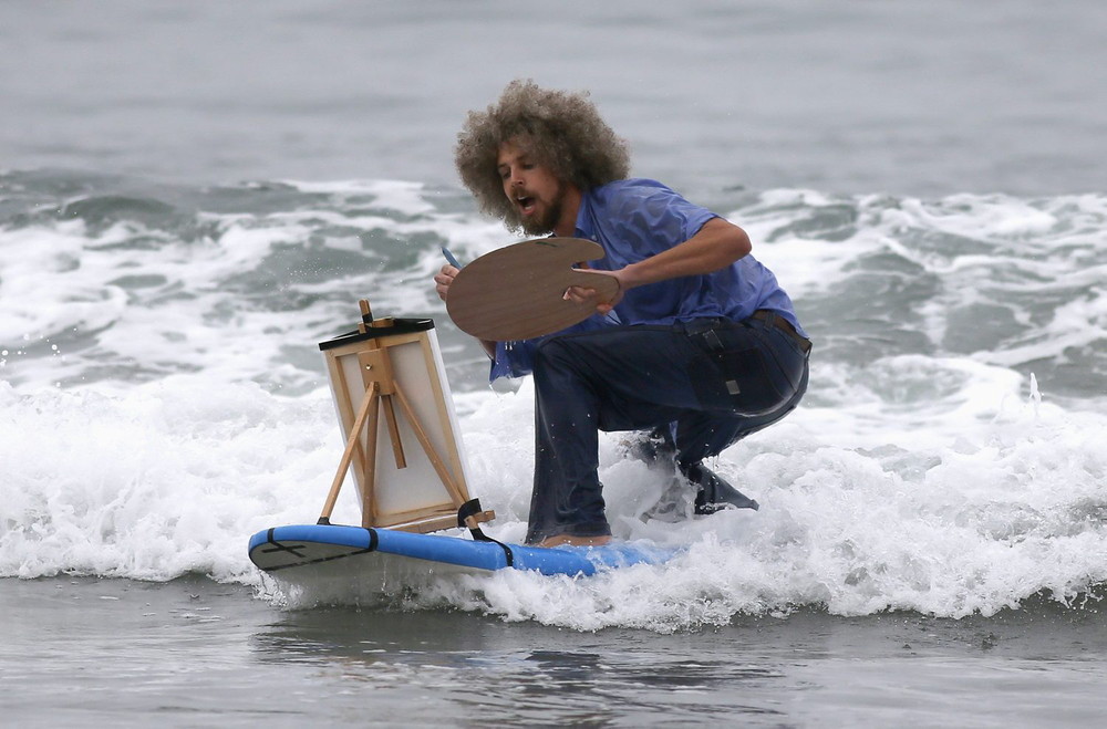 Bob Ross painting level 100.