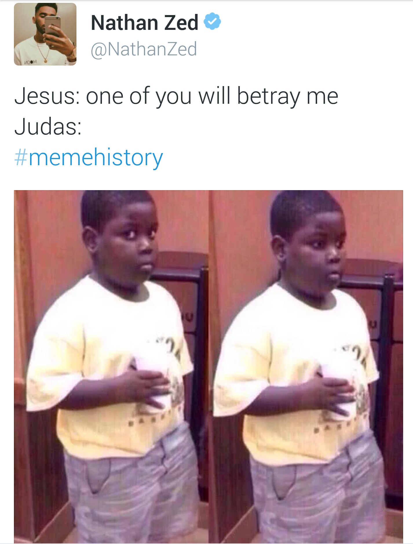 Jesus may resurrect, but Judas ain't never coming back from that roast.