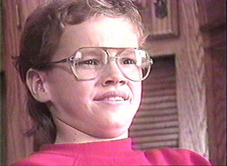 If you're having a bad day, here's a pic of Matt Damon at age 12.