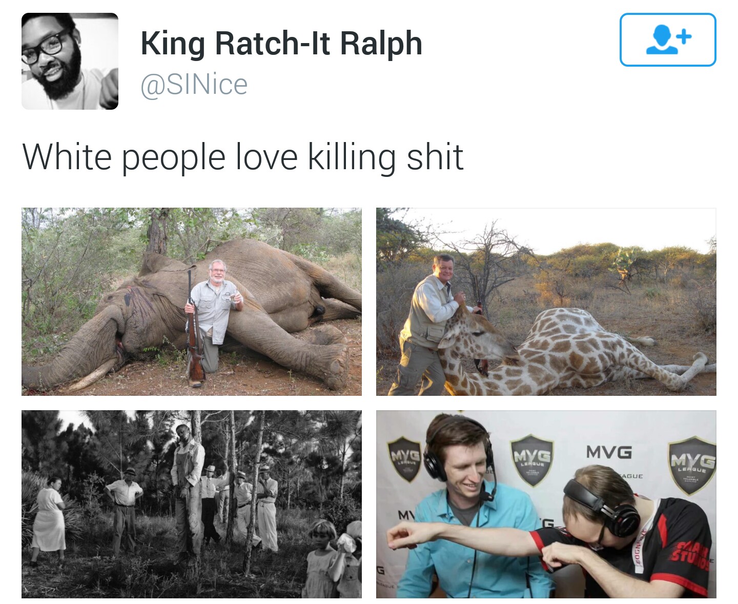 When will it stop white people !?!?