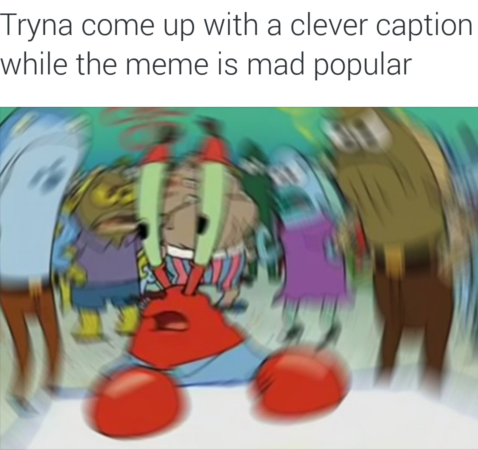 When the meme's on route to Rock Bottom