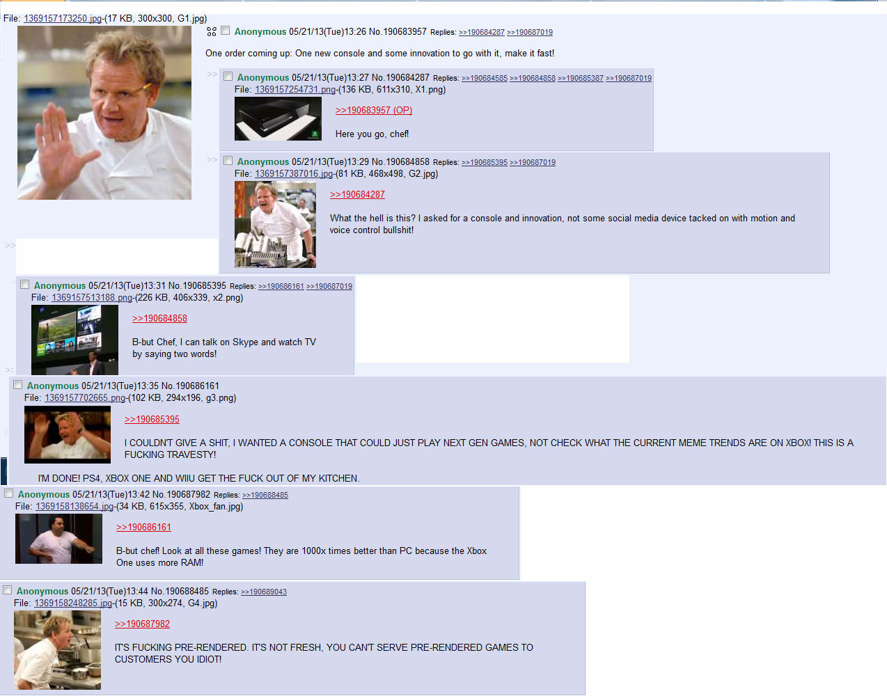 Gordon Ramsey devs a console
