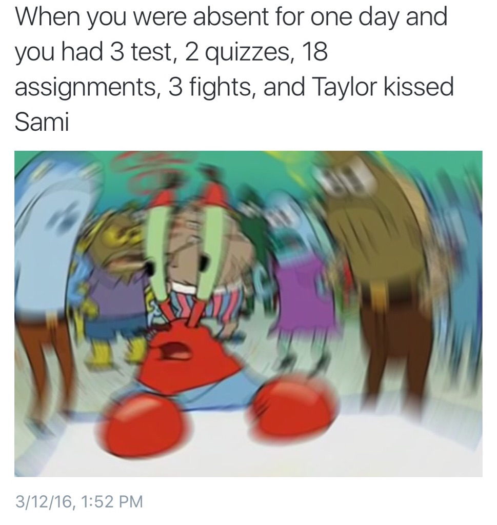 So much shit in one day, crazy man.