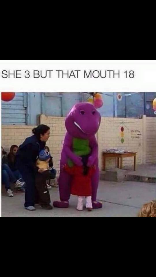 Barney being lured by jailbait
