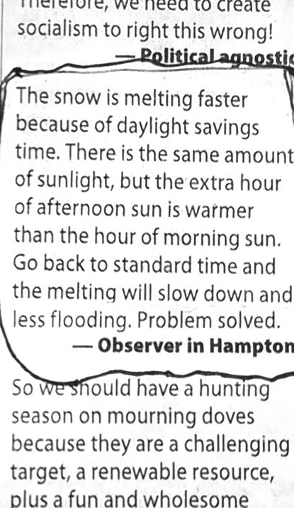 Another global warming observer.