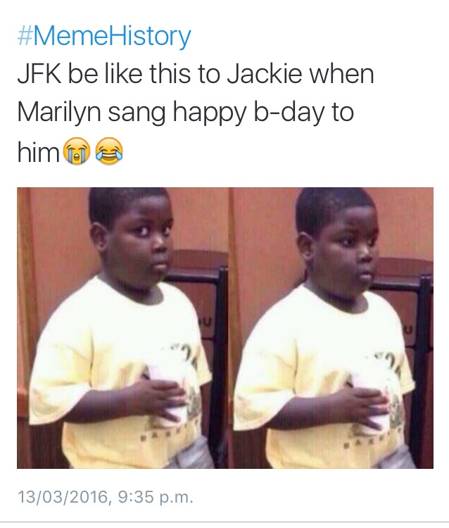 "So who's this Marilyn ***?"