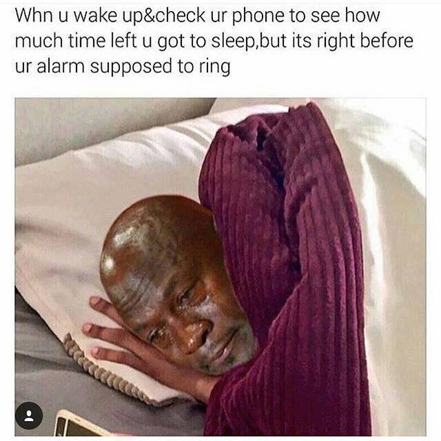 No time to fall back asleep