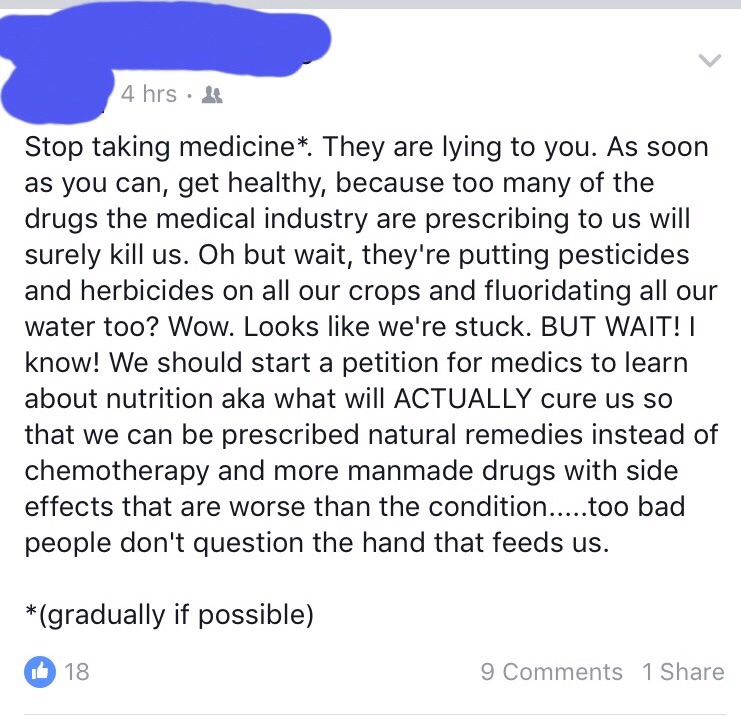 Medicine will surely kill us