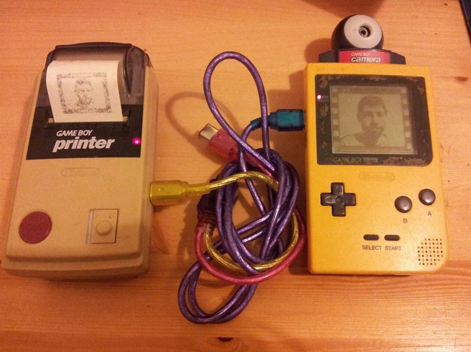 Taking selfies 90's style