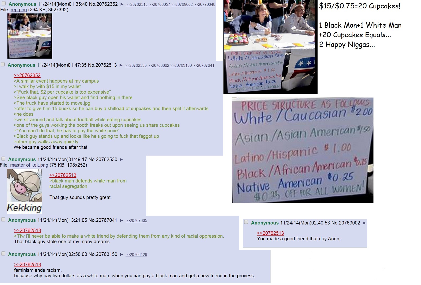 Feminism ends racism, you heard it here guys