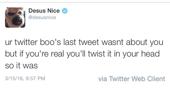"shawty stays subtweeting me"