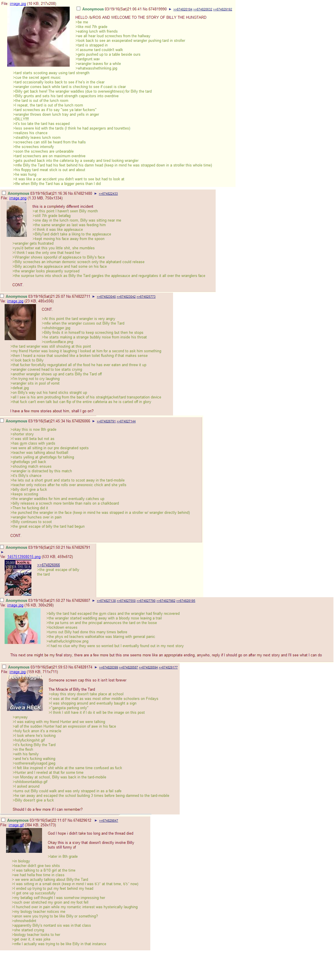 The tale of Billy the tard