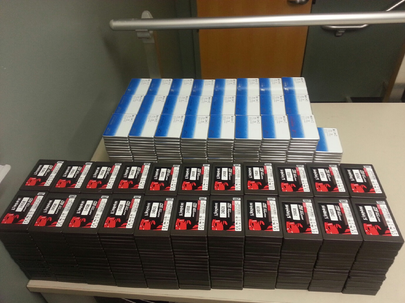 Ever wondered what around 150TB of SSDs might look like?